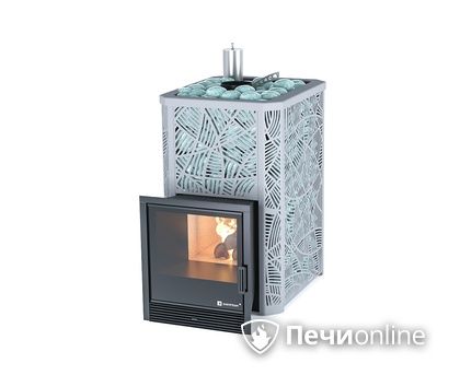 Дровяная печь-каменка ИзиСтим Ялта 15 (Модерн), AISI 321 в Домодедово